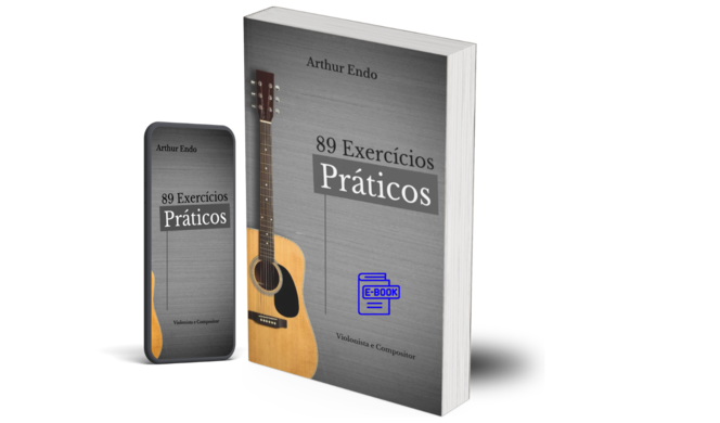 Ebook com 89 Exercícios Práticos - curso de Violão online Tocando do Zero