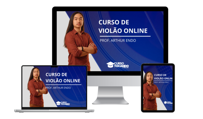 Pacote completo do curso de Violão online Tocando do Zero