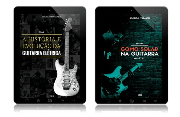 Bônus E-books A História da Guitarra + Como Solar na Guitarra 2 - curso de guitarra online Tocando do Zero