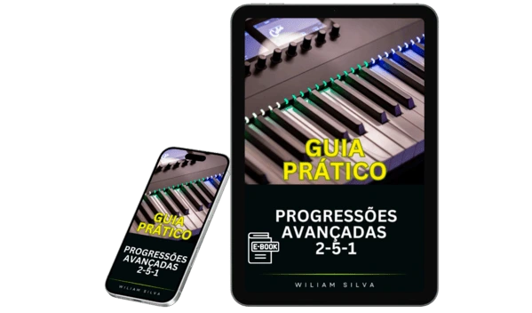 Movimentos Avançados de 2-5-1 - curso de teclado online Tocando do Zero
